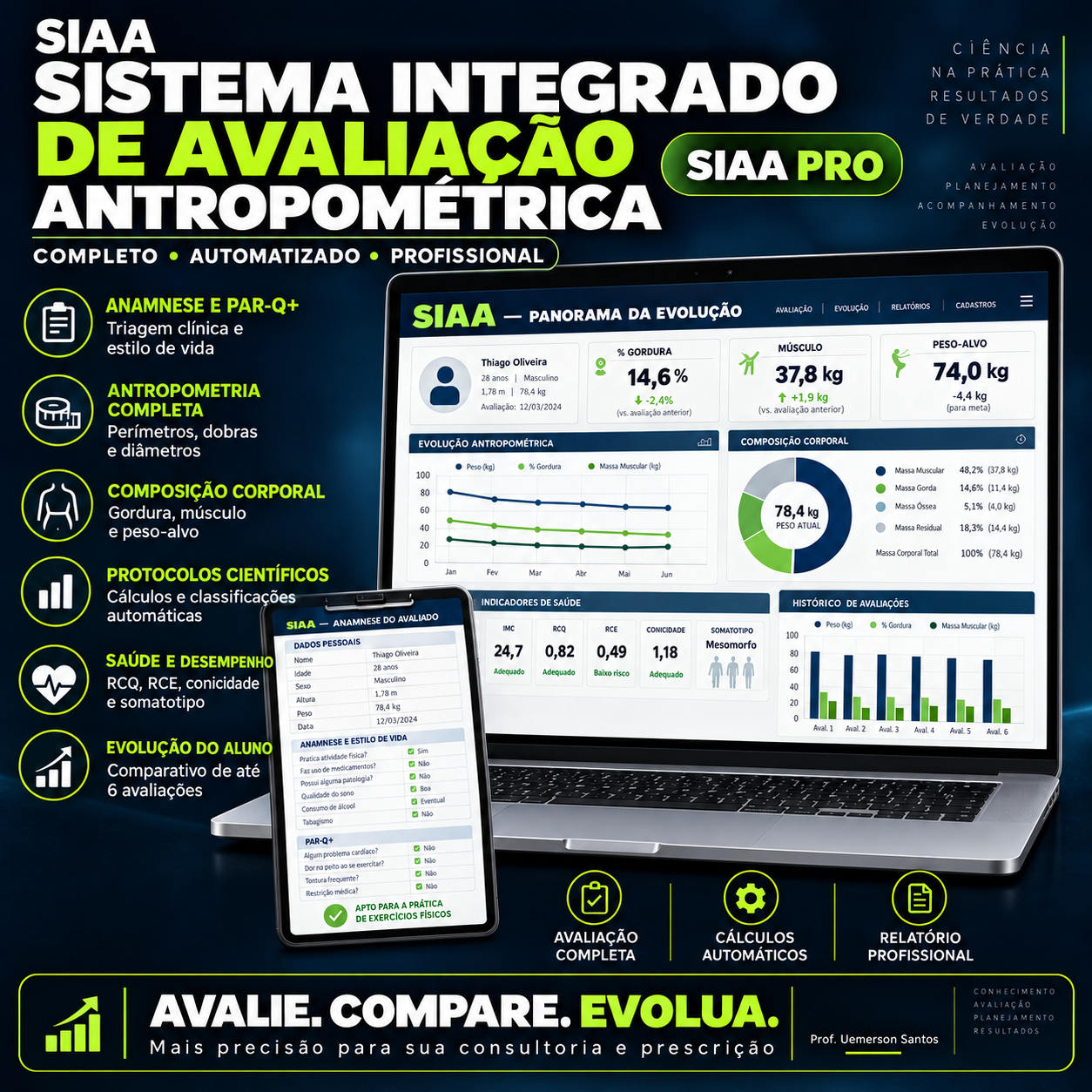 Capa do produto SIAA — Sistema Integrado de Avaliação Física